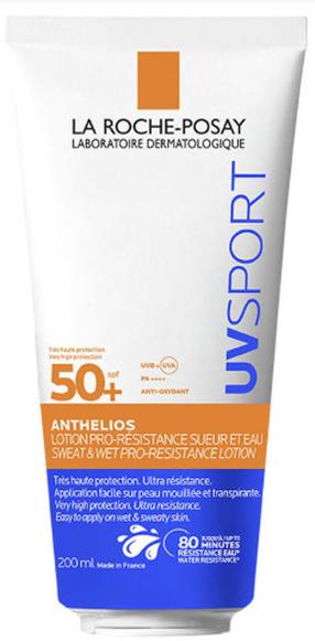 Лосьон для ухода за загаром La Roche Posay Anthelios UVSPORT Wet & Sweat Pro‑Resistance SPF50+, 200 мл