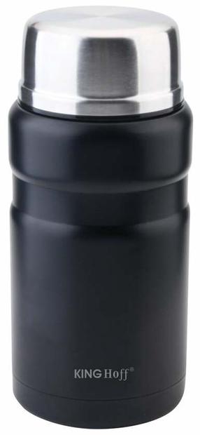 Termosas maistui King Hoff KH 1460, 0.75 l, juoda sp./chromo sp.