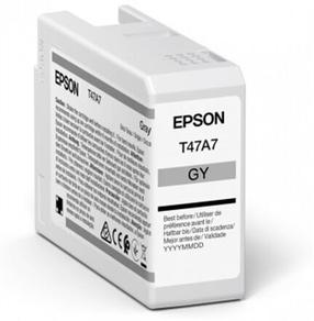 Кассета для принтера Epson UltraChrome Pro 10 T47A7, серый цв., 50 мл
