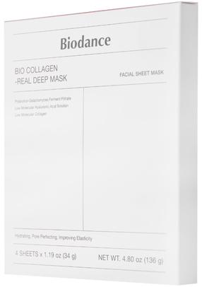 Näomask, komplekt Biodance Bio-Collagen Real Deep, 136 g, 4 tk