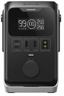 Nešiojamas įkroviklis (Power bank) EcoFlow Trail 300 DC, 90000 mAh, 300 W, juoda sp.