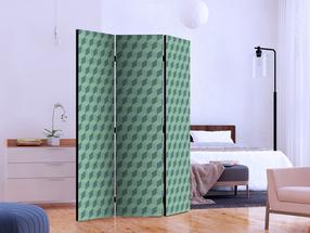 Širma Artgeist Monochromatic Cubes Paraventtc0684, įvairių spalvų, 135 cm x 172 cm