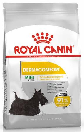 Sausas šunų maistas Royal Canin Mini Dermacomfort, vištiena, 1 kg