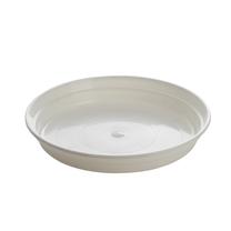 Lėkštelė vazonui Uniplastex UPO16, balta sp., 16 cm