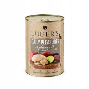 Влажный корм для собак Lugers Daily Pleasures, мясо фазана, 0.4 кг