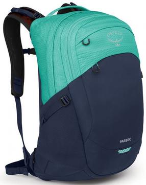 Mugursoma Osprey Parsec, zilimelns krās./zaļa krās., 26 l