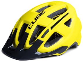 Ķivere velobraukšanai universāls Cube Fleet, dzeltena krās., S (49-55 cm)