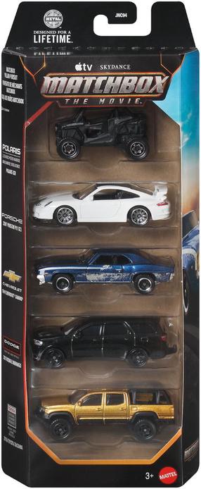 Žaislinių automobilių rinkinys Mattel Matchbox The Movie JNC94, 1:64, įvairių spalvų