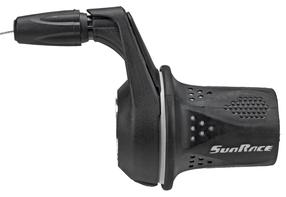 Pavarų perjungimo rankenėlė SunRace TSM21 SHIF58, plastikas/guma, juoda sp.