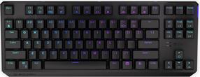 Bezvadu spēļu tastatūra Endorfy Thock TKL Thock TKL Kailh Box Red, Angļu (US), melna krās.