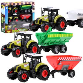 Žaislinis traktorius Farm 3in1, įvairių spalvų