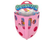 Vonios žaislų laikiklis Lean Toys Bath Organizer 12889, rožinė sp.