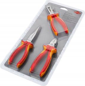 Replės, rinkinys elektromechanikai Knipex 00 31 30 BK V03, 185 mm