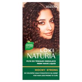 Plaukų priežiūros priemonių rinkinys, priemonės garbanų formavimui Joanna Naturia Loki Strong Hair Perm Kit, 2 vnt., 150 ml