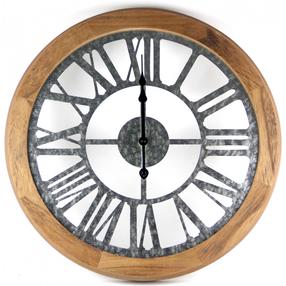 Sienas kvarca pulkstenis Platinet Birmingham 45562, brūna krās./melna krās., 50 cm x 50 cm, 50 cm