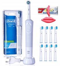 Elektrinis dantų šepetėlis Oral-B Vitality 100 Set, balta sp./pilka sp.