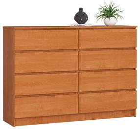 Komoda Akord K140, ruda sp., 99 cm x 138 cm x 40 cm
