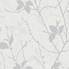 Обои BOUTIQUE 122433, виниловые, белый цв./серый цв.