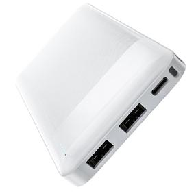 Akupank Hoco, 10000 mAh, valge v.