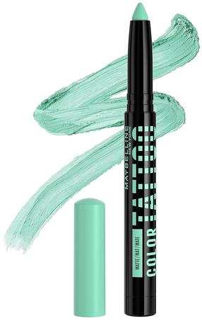 Карандаш для глаз Maybelline Color Tattoo Eye Stix, 1.4 г, мятный (mint) цв. giving