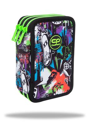 Penalas CoolPack Peek A Boo F067675, 20 cm x 13 cm, juoda sp./įvairių spalvų
