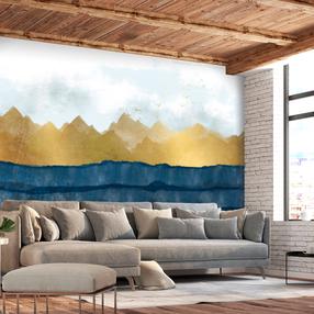Fototapete Artgeist Dawn In The Mountains - Second Variant, 70 cm x 100 cm