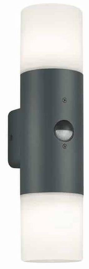 Sieninis lauko šviestuvas Trio Hoosic 222260242, 28W, E27, IP44, antracito sp., 8 cm x 33 cm