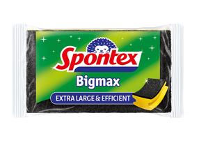 Tīrīšanas sūklis Spontex, melna krās./dzeltena krās.