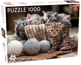 Пазл Tactic Cute Kittens 56803T, 48 см x 67 см, 1000 шт., многоцветный