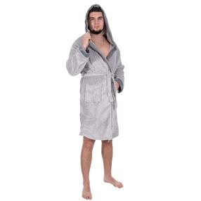 Hommikumantel Springos HA7377, hall v., M/L