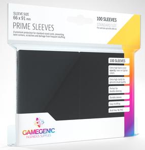 Žaidimo kortelių dėklas Gamegenic Prime CCG Sleeves Black
