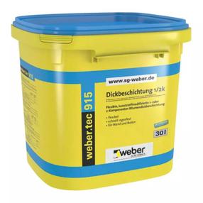 Hidroizolācijas mastika Saint-Gobain Weber TEC 915, melna krās.