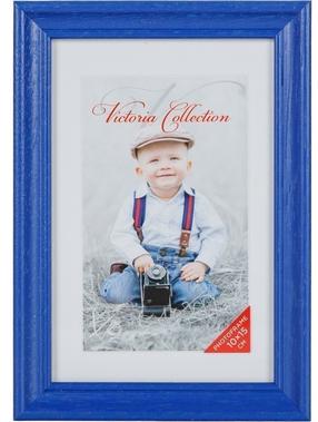 Фоторамка Victoria Collection Memory, 10 см x 15 см, синий цв.