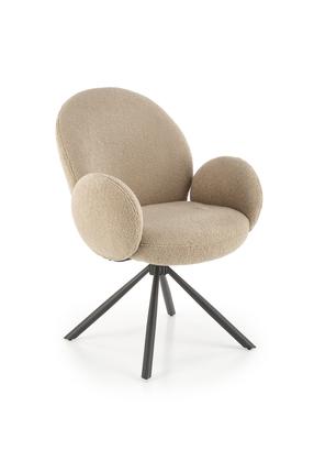 Ēdamistabas krēsls Domoletti Cozy K498, bēša krās., 63 cm x 64 cm x 90 cm