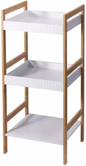 Eraldi seisev vannitoakapp Bathroom Solutions Forma, pruun v./valge v., 36 cm x 33 cm x 80 cm