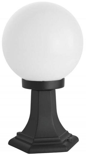 Brīvi stāvošs āra gaismeklis Su-Ma Kule Classic, 60W, E27, IP43, melna krās., 25 cm x 41 cm