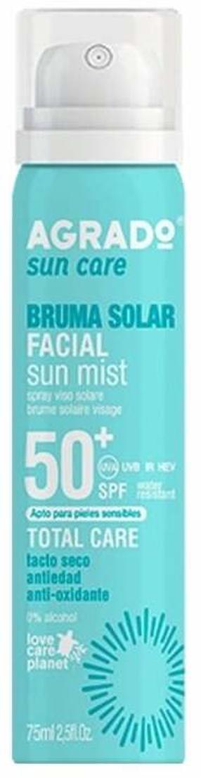 Izsmidzināms līdzeklis iedeguma kopšanai ķermenim Agrado Sun Care Bruma Solar SPF50+, 75 ml
