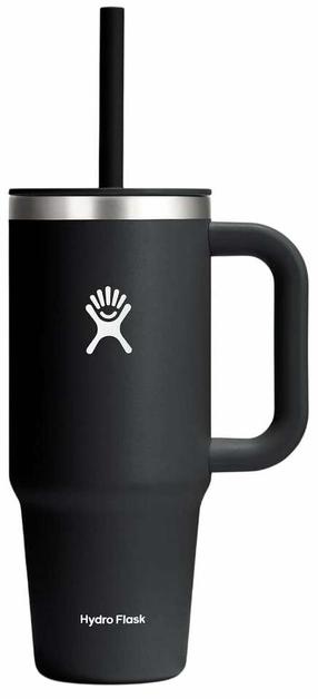 Термо-кружка Hydro Flask All Around Travel, 0.709 л, черный цв.