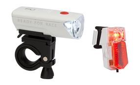 Dviračių žibintas RFR CMPT LED, plastikas, balta sp.