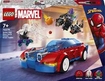 Konstruktorius LEGO® Marvel Žmogaus voro lenktyninis automobilis ir venomizuotas Žaliasis goblinas 76279, 227 vnt.