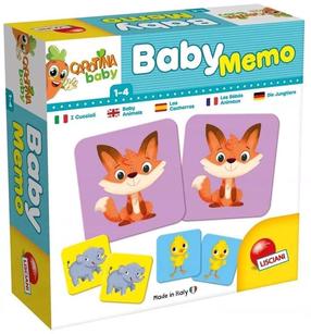 Игра Lisciani Carotina Baby Memo, 5.7 см, 24 шт.