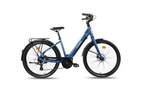 Электрический велосипед Bottari Premium NEC, 27.5″, 250 Вт, 13 Ач, синий цв.