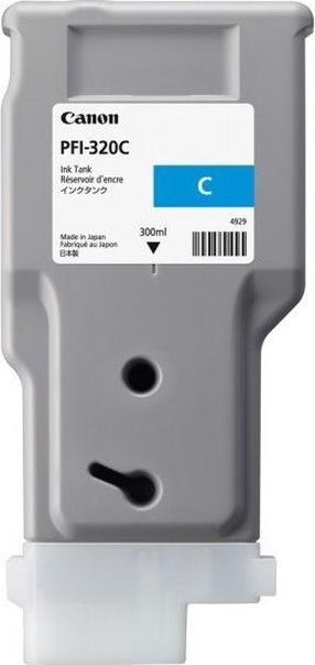 Картридж для струйного принтера Canon PFI-320C, циановый голубой (cyan) цв., 300 мл