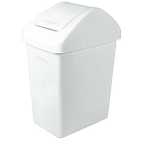 Prügikast Branq, valge v., 10 l, 37.5 cm x 26.6 cm