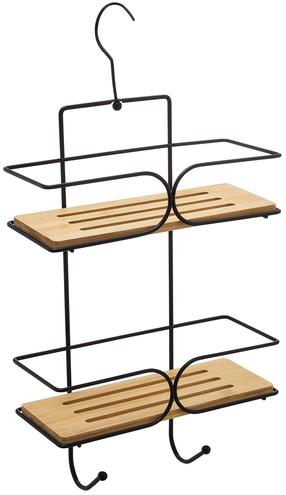 Dušas plaukts Jotta Scandic, 11 cm x 38.5 cm x 25 cm, melns krās./brūna krās.