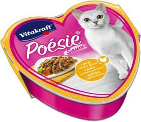 Влажный корм для кошек Vitakraft Poesie Sauce, курица/овощи, 0.085 кг