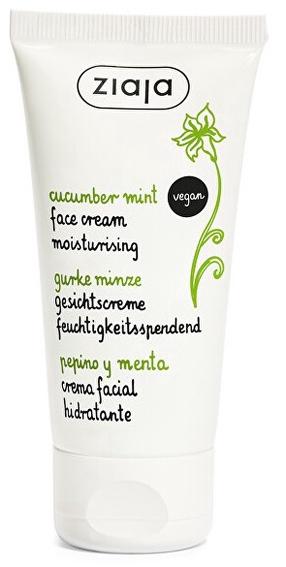 Veido kremas Ziaja Cucumber Mint Moisturizing, 50 ml, SPF 6