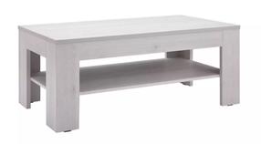 Kavos staliukas Forte Panama, balta sp., 110 cm x 60 cm x 45.5 cm