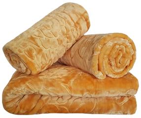 Dīvāna un atzveltnes krēslu pārvalku komplekts KTF-02, dzeltena krās., 160 cm x 210 cm