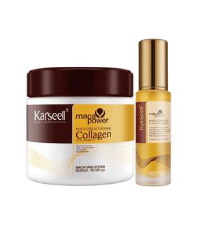 Plaukų ir kūno priežiūros priemonių rinkinys Karseell Maca Power Collagen, 550 ml